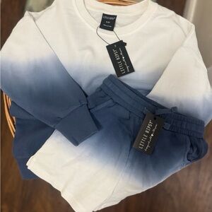 Little Bipsy Blue and White Kids Matching Set